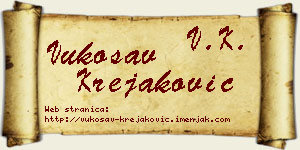 Vukosav Krejaković vizit kartica
